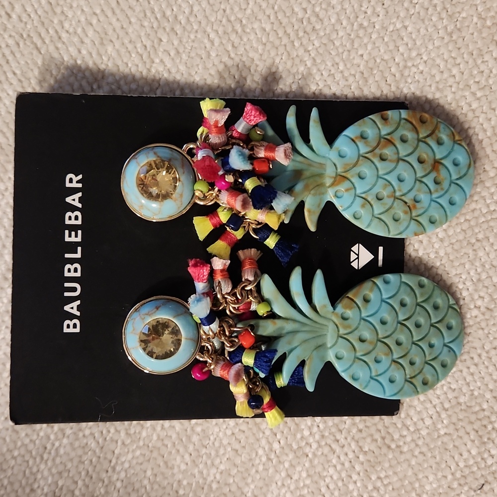 BaubleBar Pineapple Earrings